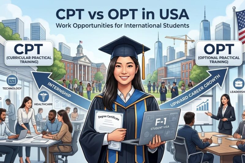 what is opt and cpt in the usa f1 visa