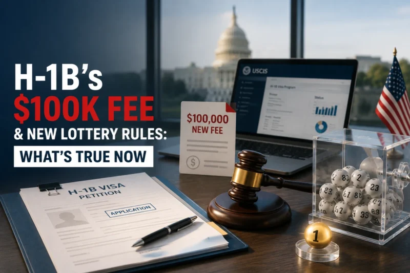 H-1B's $100K Fee & New Lottery Rules