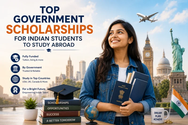 Top Government Scholarships for Indian Students to Study Abroad
