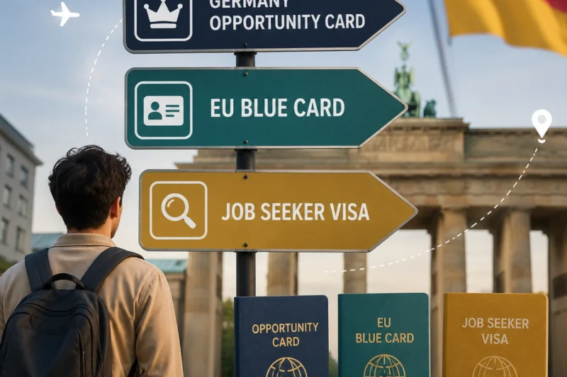 Germany Opportunity Card vs Blue Card vs Job Seeker Visa